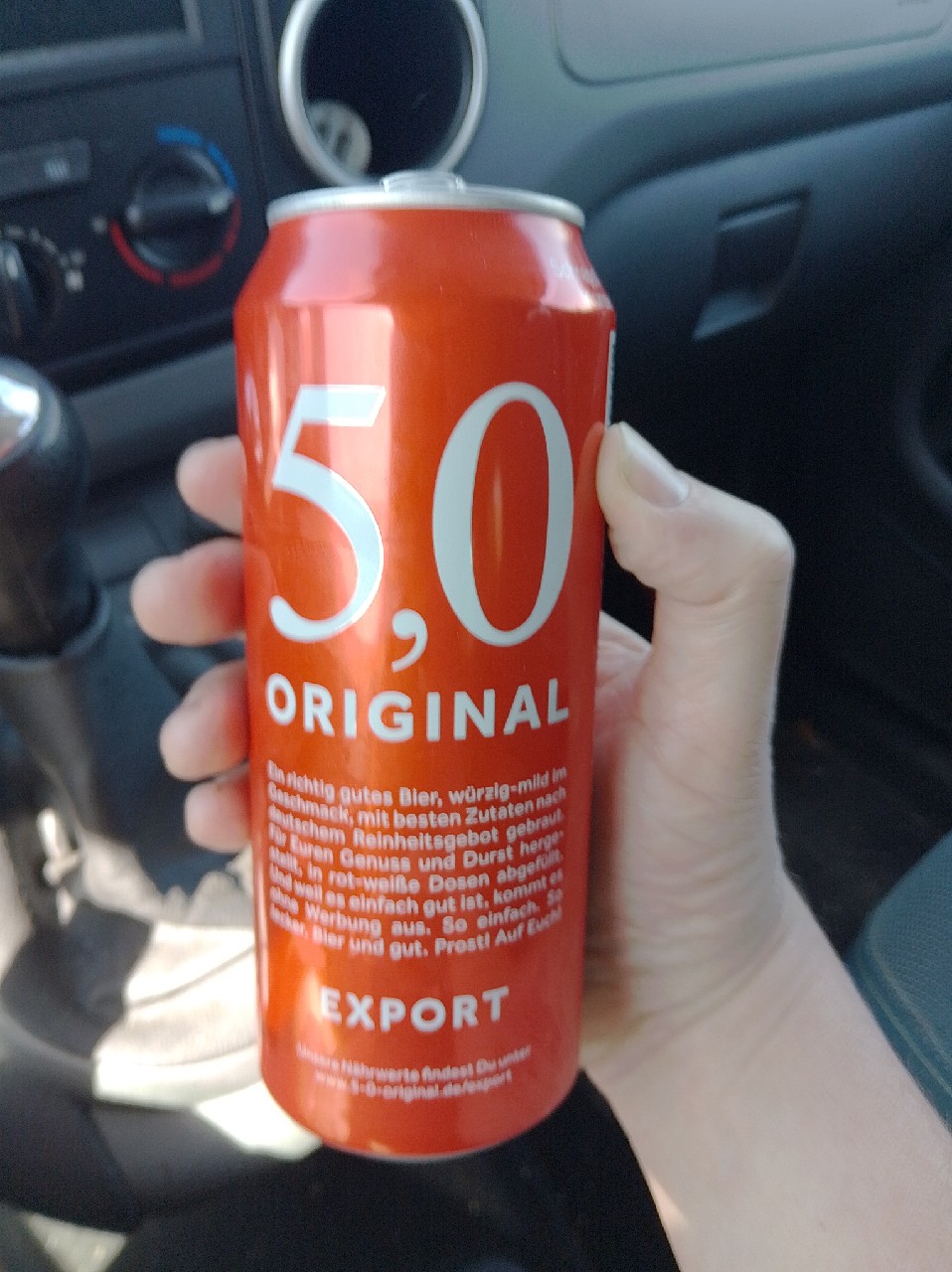 5,0 Original Export / Lager, Germany