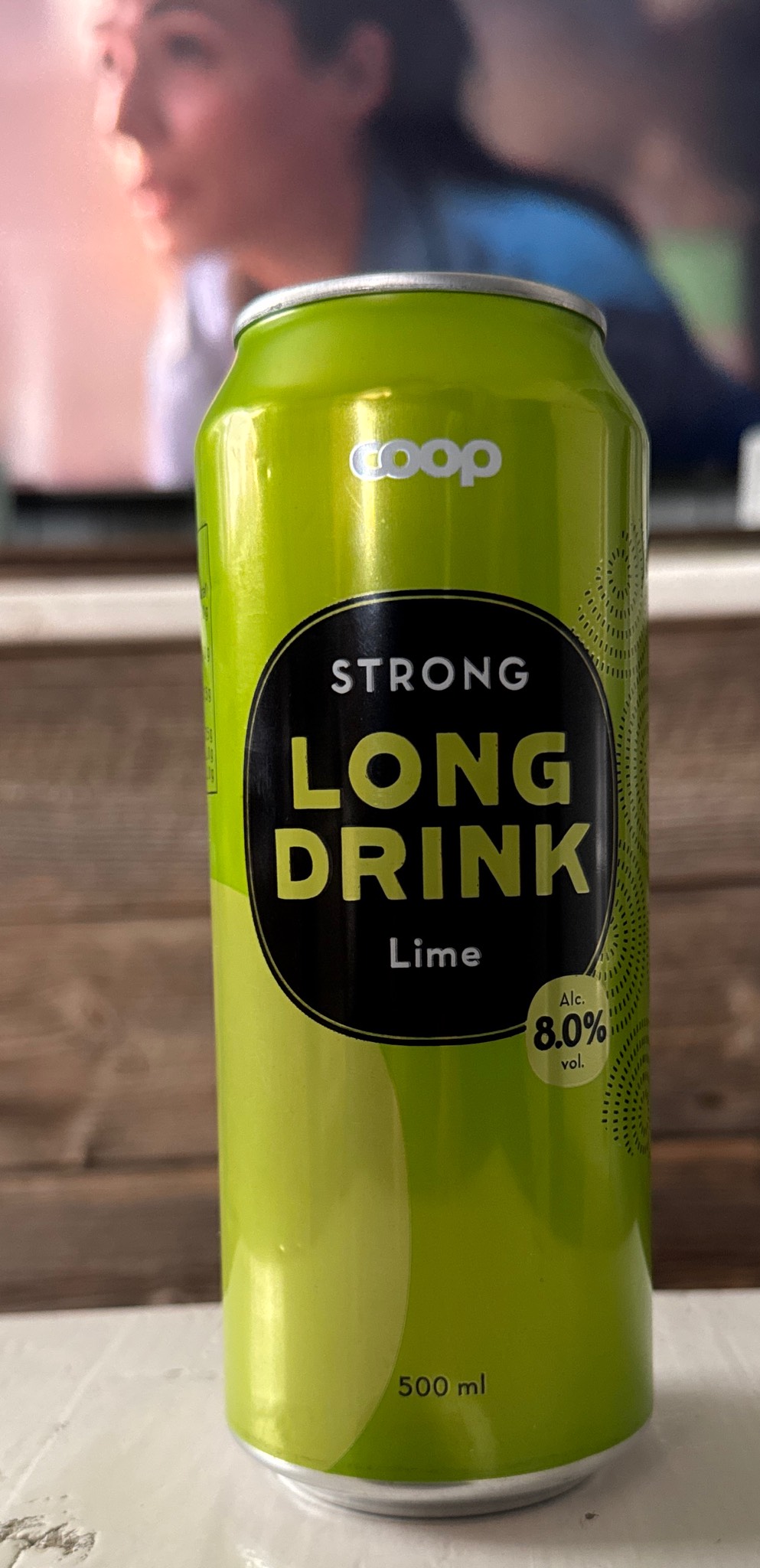 Coop Strong Long Drink Lime, Finland