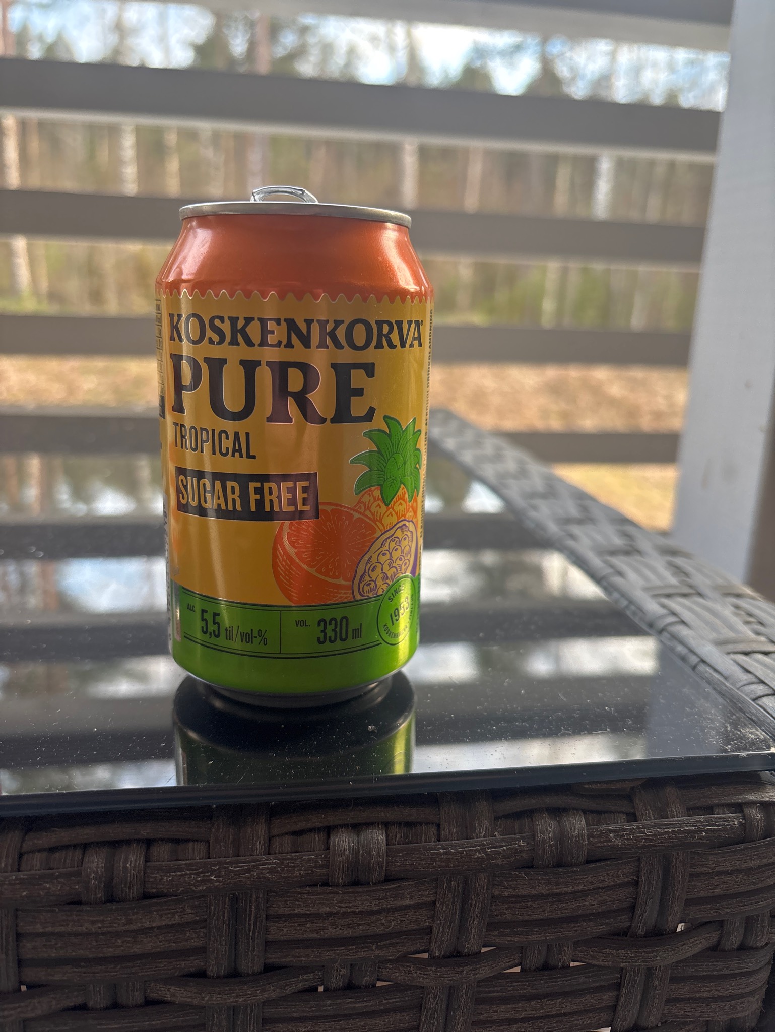 Koskenkorva Pure Tropical Sugar Free, Finland