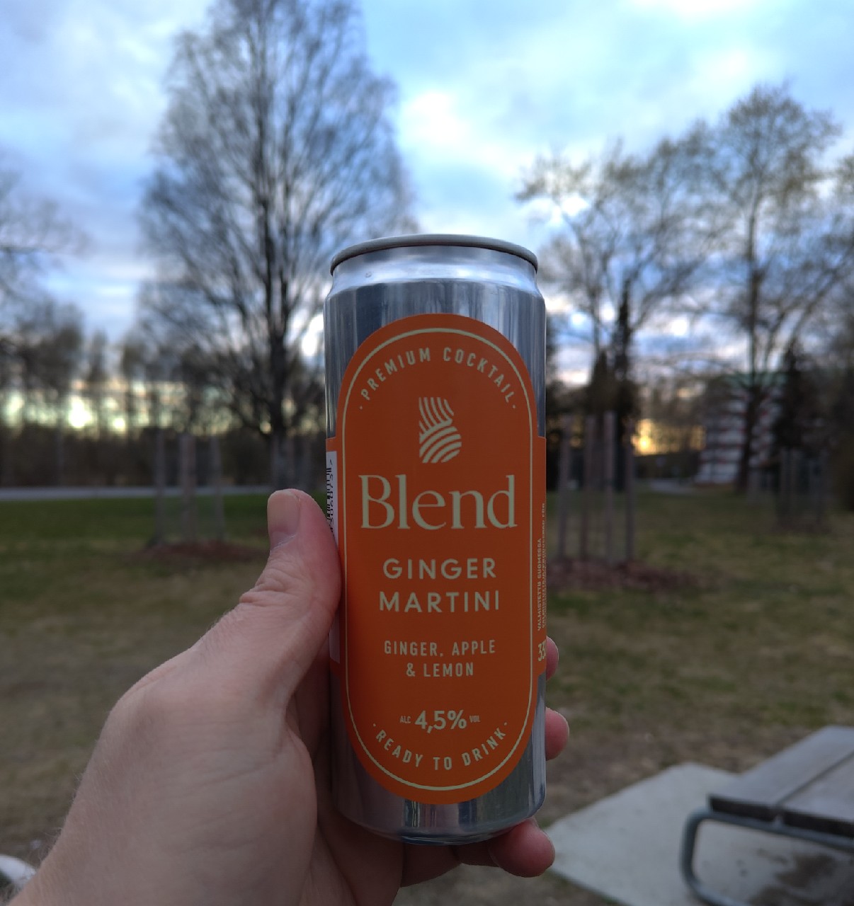 Blend Ginger Martini, Blend Beverages