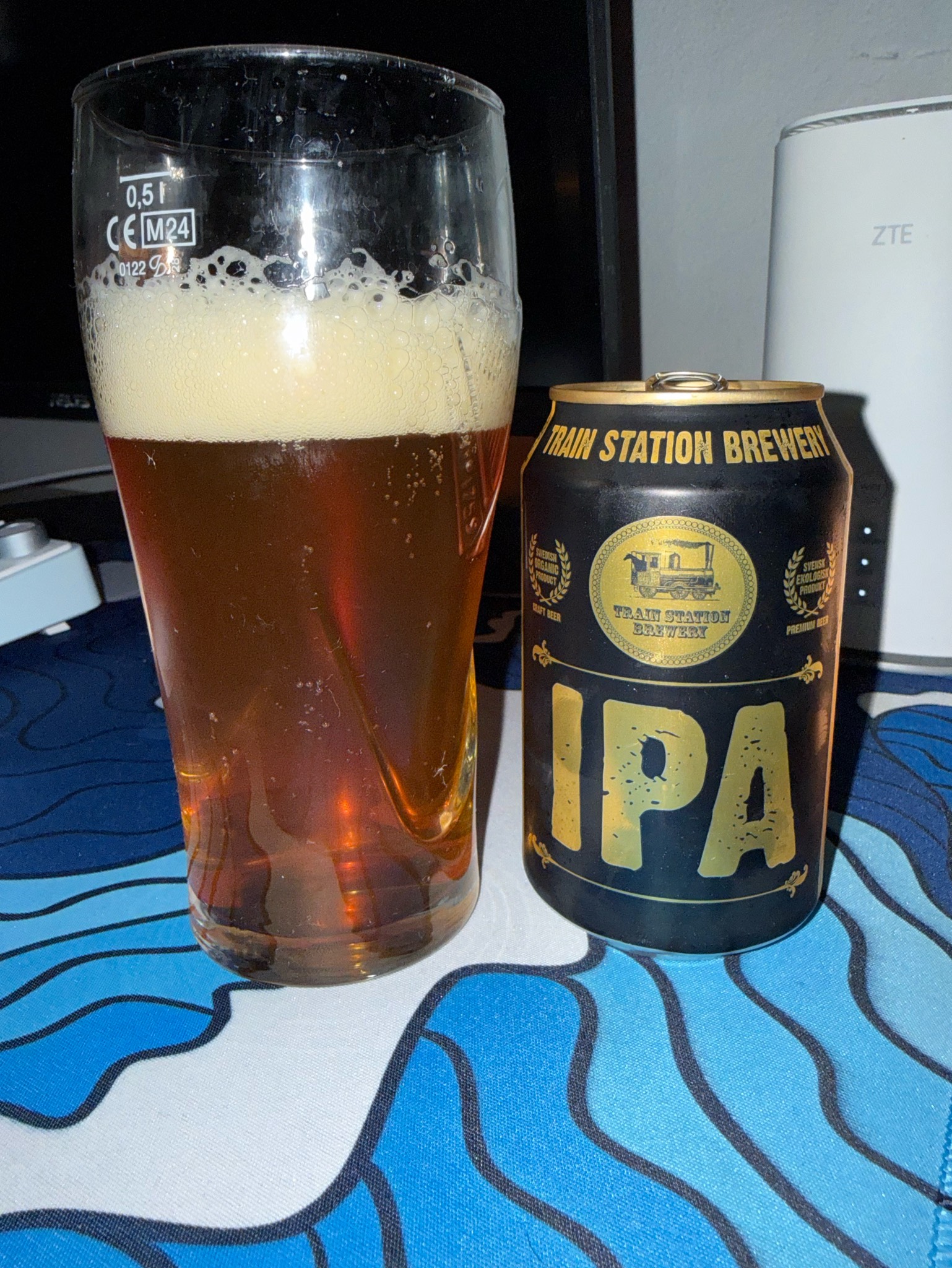 Organic IPA, Train Station Brewery