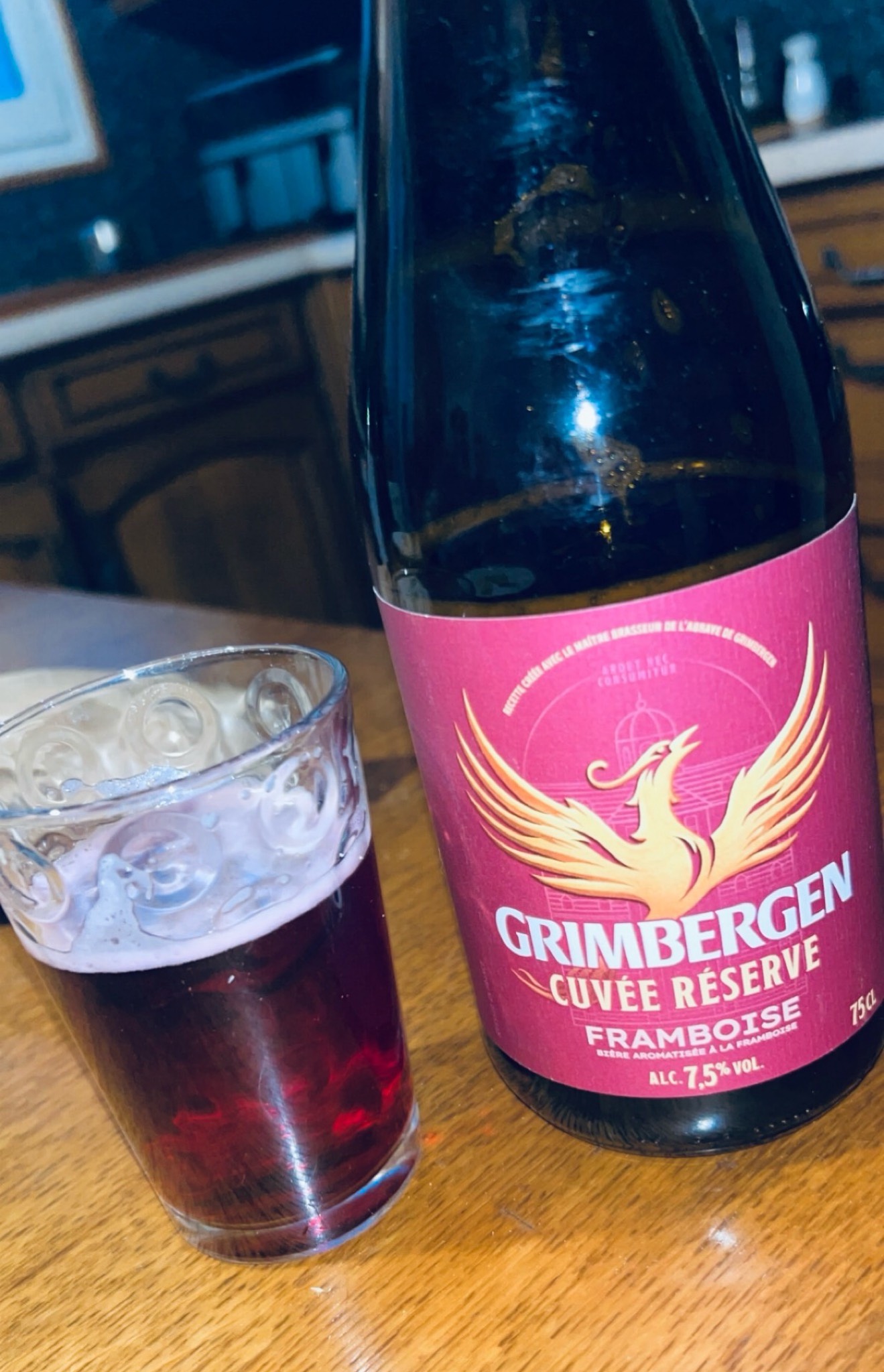 grimbergen cuvée réserve framboise, Belgium
