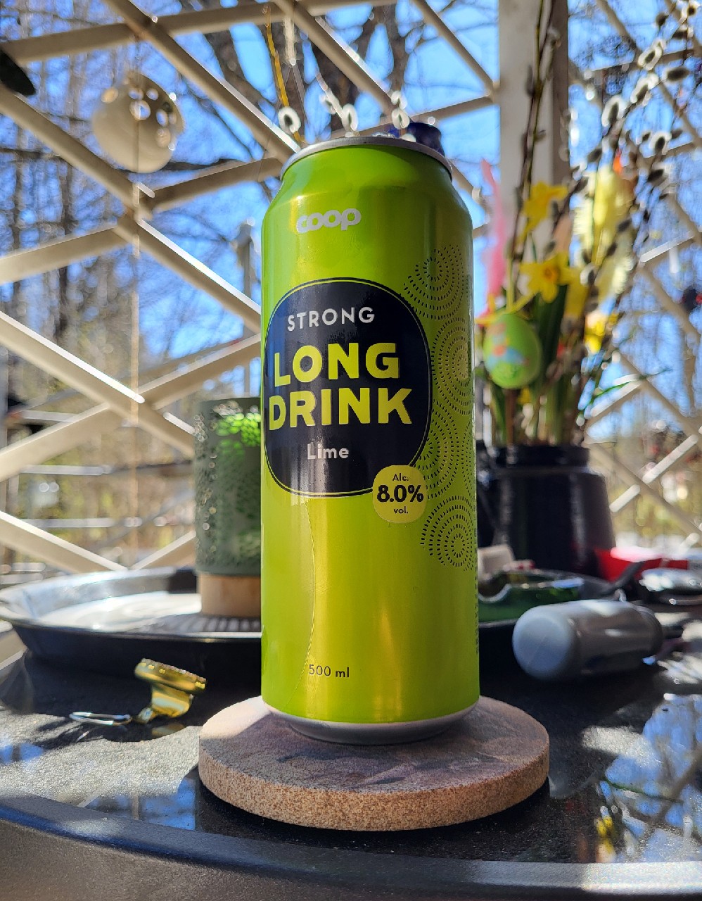 Coop Strong Long Drink Lime, Finland