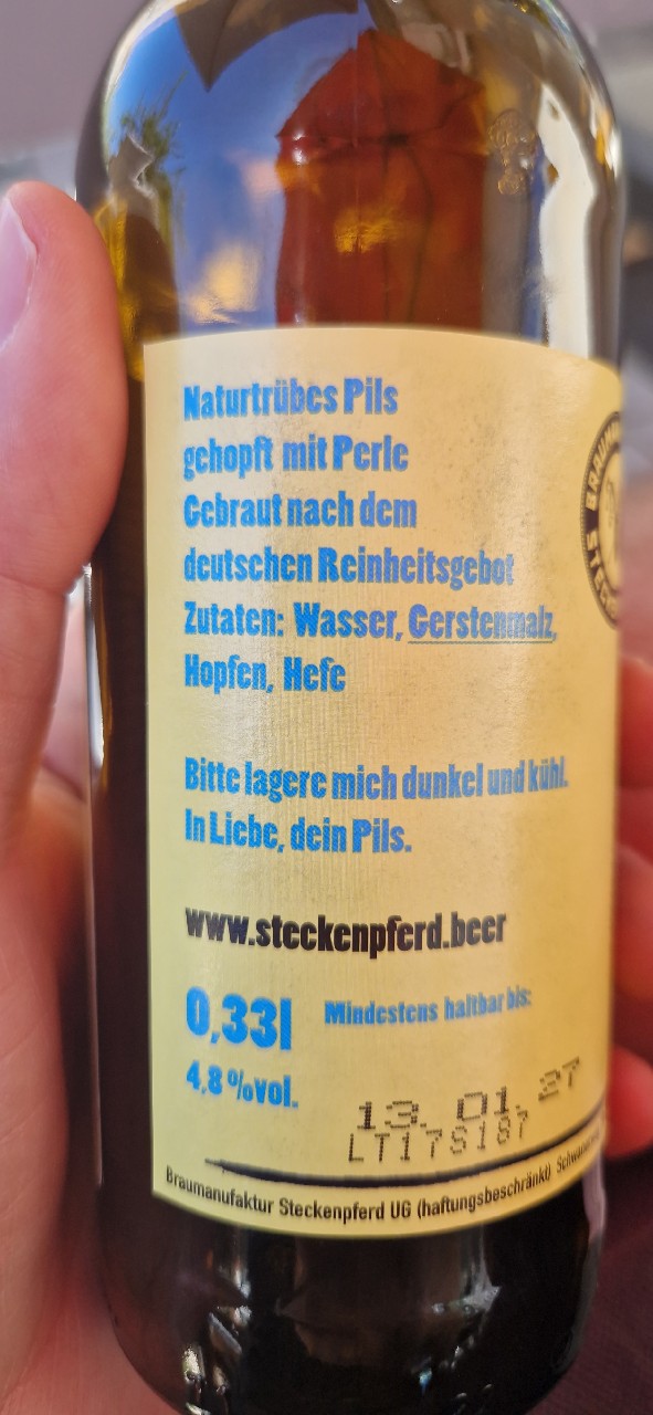 Steckenpferd Krisen Konter Pils, Germany
