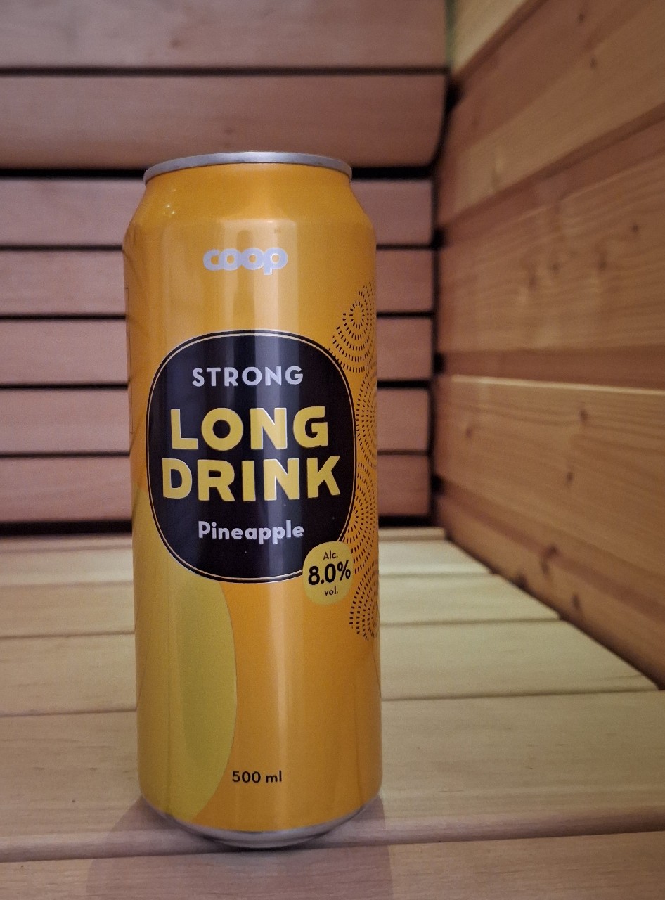Coop Strong Long Drink Pineapple, Finland