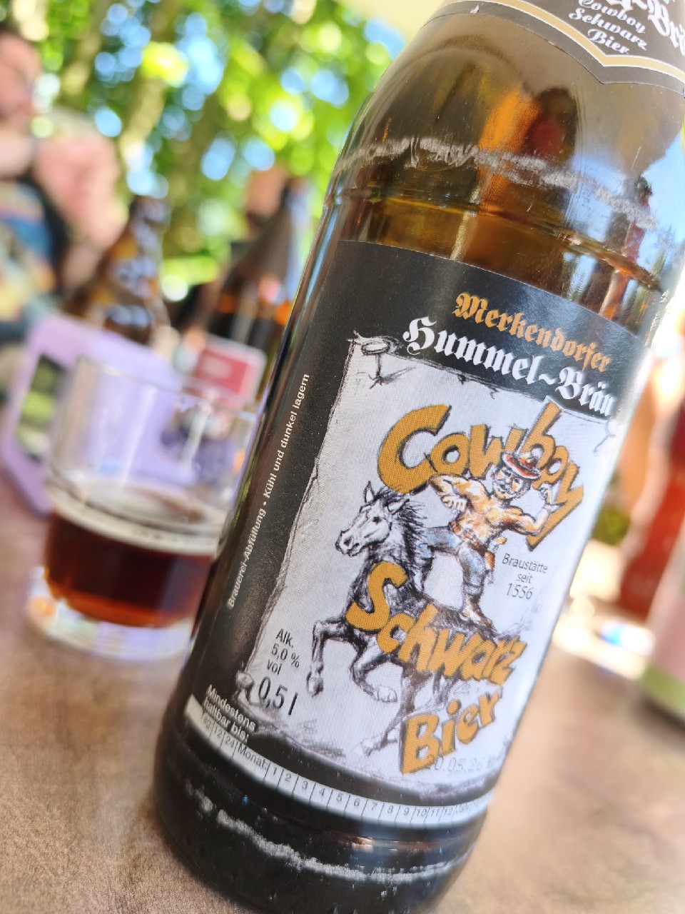 Cowboy Schwarzbier, Brauerei Hummel