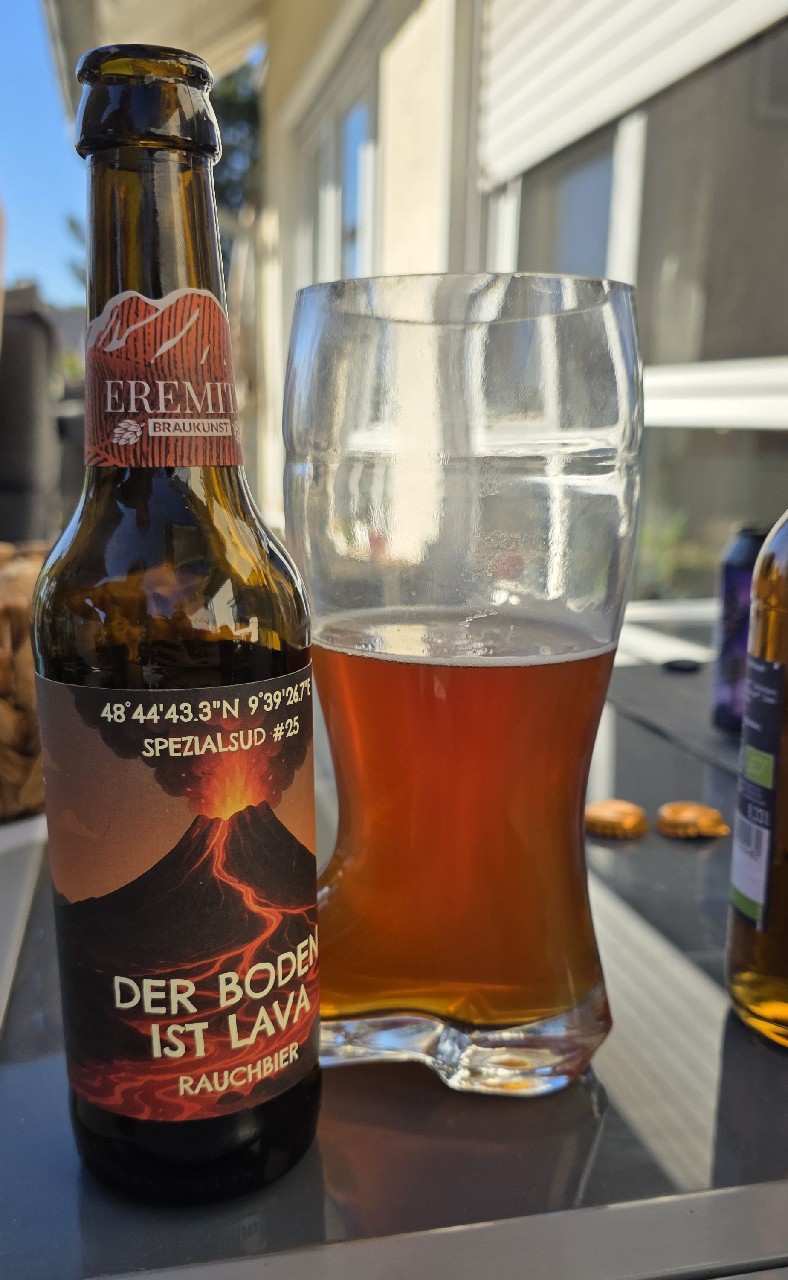 Der Boden ist Lava Rauchbier Eremita, Eremita Braukunst