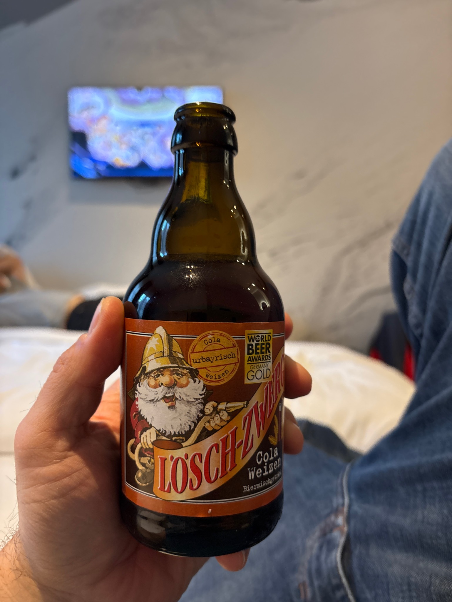 Lösch-Zwerg Cola Weizen, Privatbrauerei Schimpfle