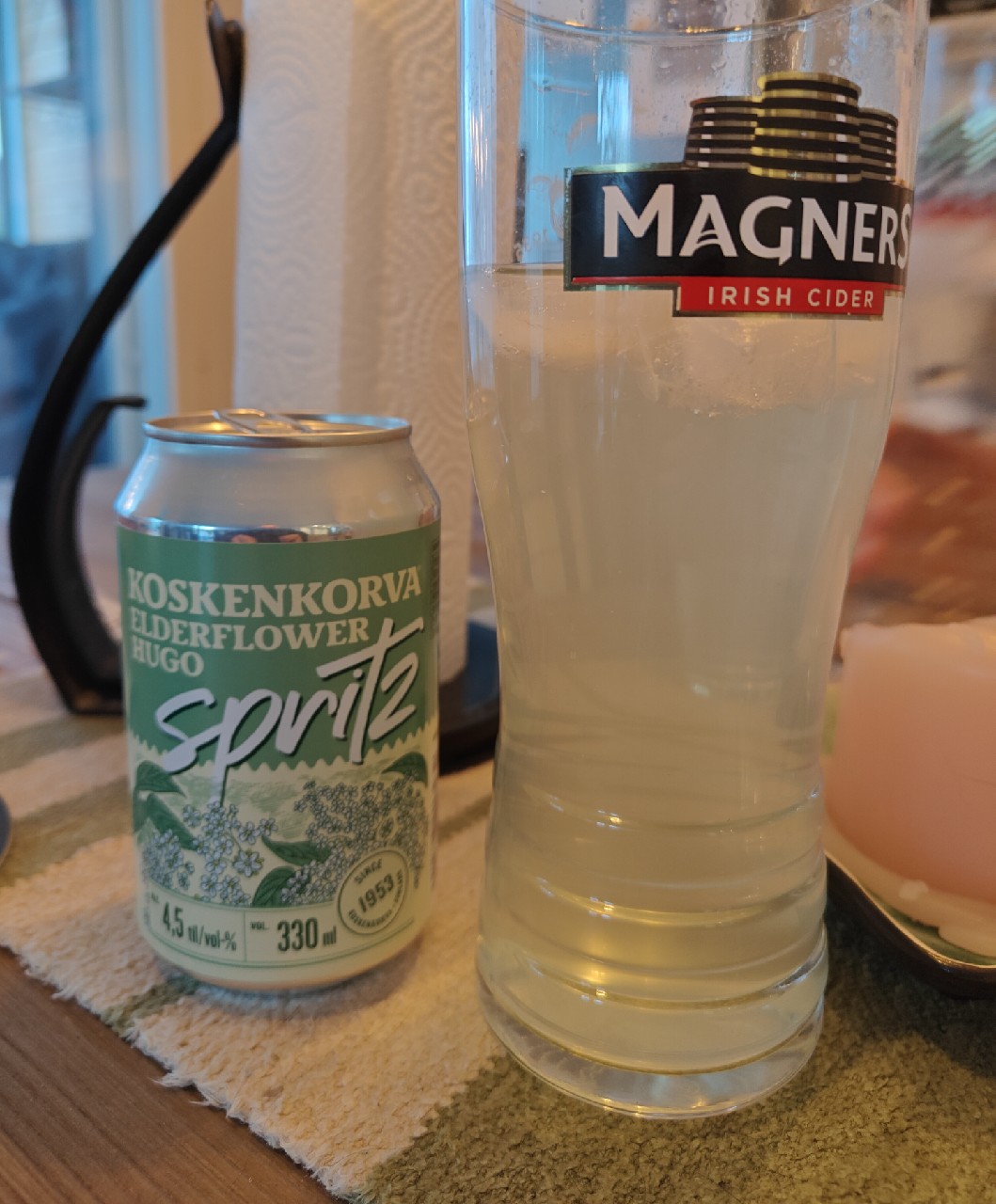 Koskenkorva elderflower hugo, Finland