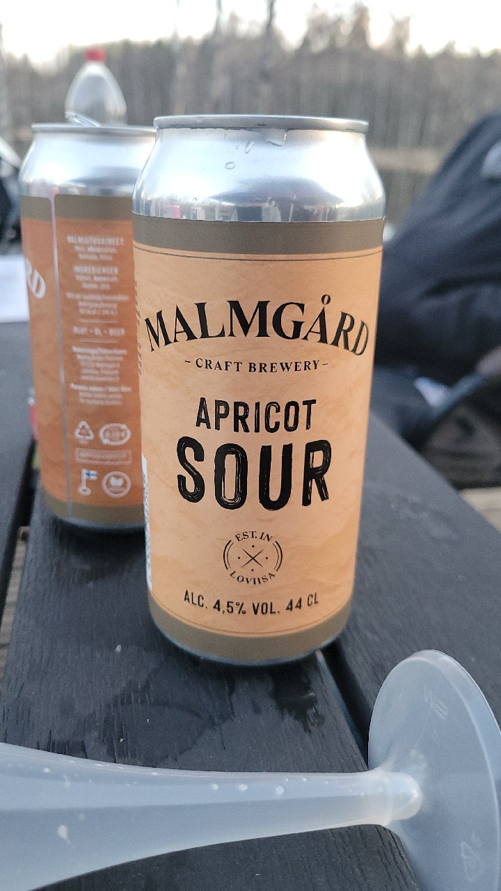 apricot sour, Malmgårdin Panimo