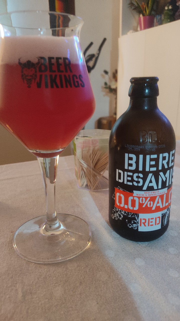 Biere des amis 0.0% alc red, Belgium