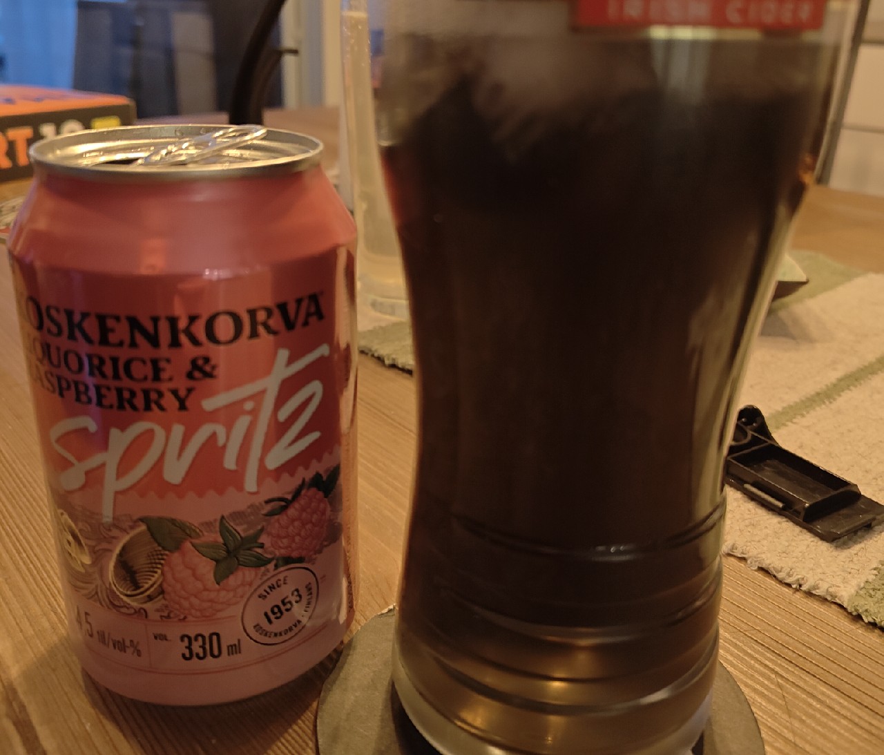 Koskenkorva Liquorice & Raspberry Spritz, Finland