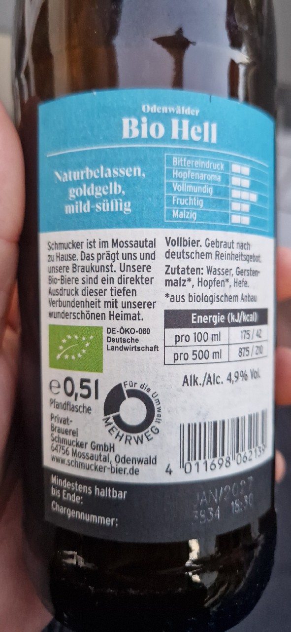 Schmucker Bio Hell, Germany