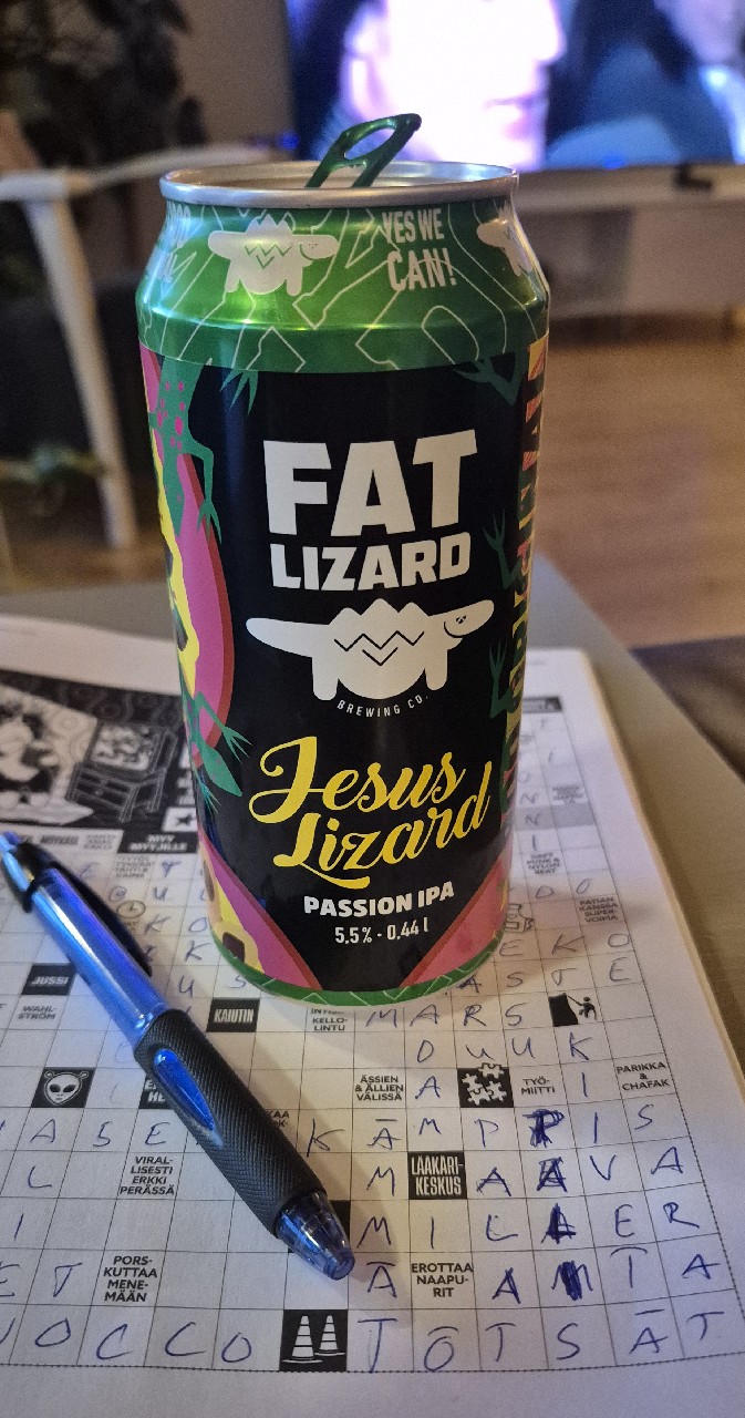 Jesus Lizard Passion IPA, Finland