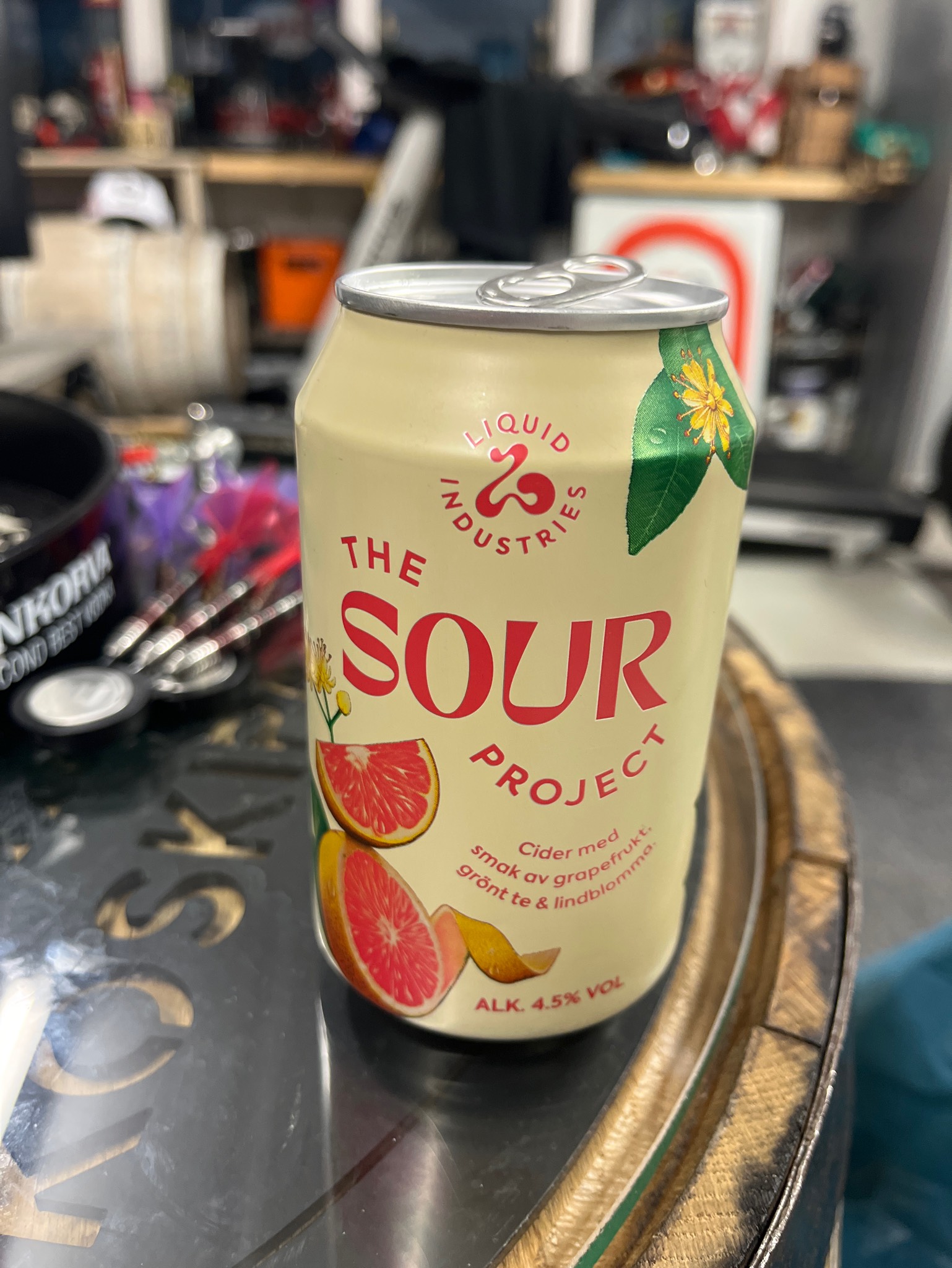 The Sour Project: Grapefrukt, Lindblomma Och Grönt Te, Spendrups Bryggeri