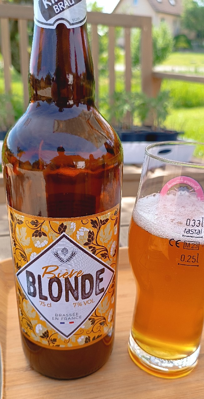 kings brau bière blonde, Société Ardennaise De Brasserie (Ardwen)