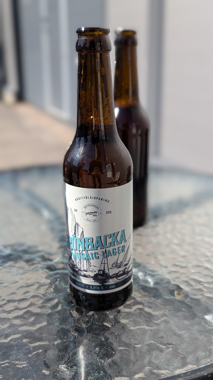 Mosaic Lager, Grönbacka Panimo
