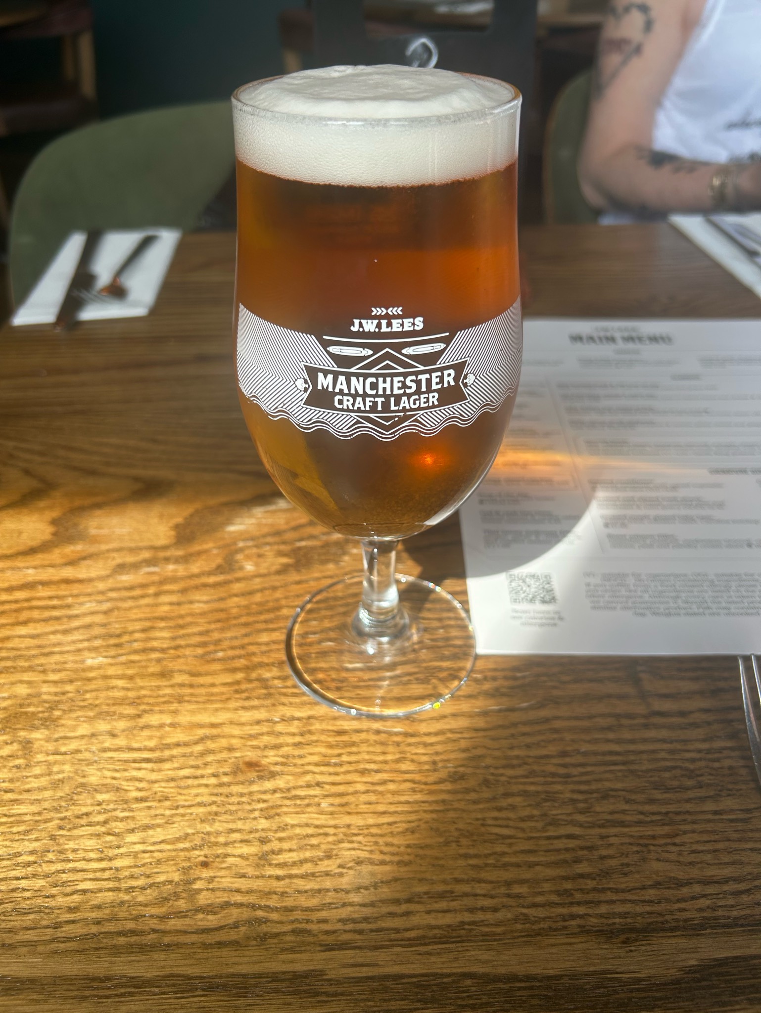 Manchester Craft Lager, J.W. Lees Brewery