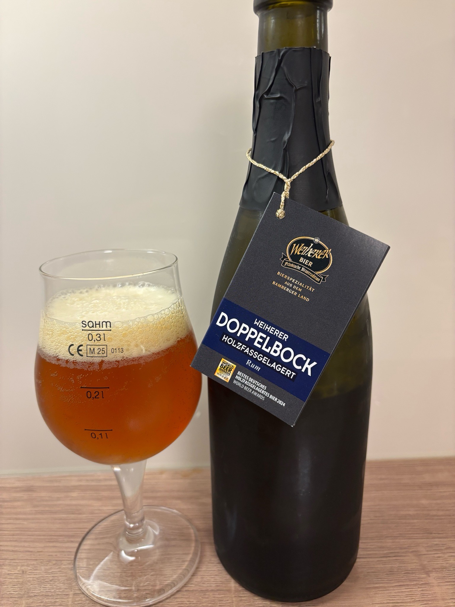 Weiherer Doppelbock Holzfassgelagert Rum, Brauerei-Gasthof Kundmüller