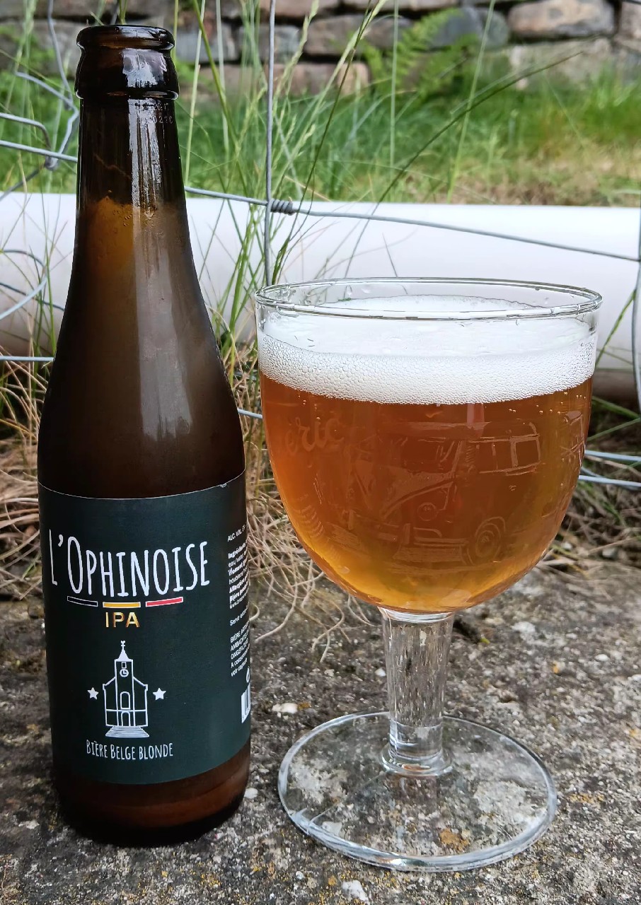 l'ophinoise ipa blonde, Brasserie de Jandrain-Jandrenouille