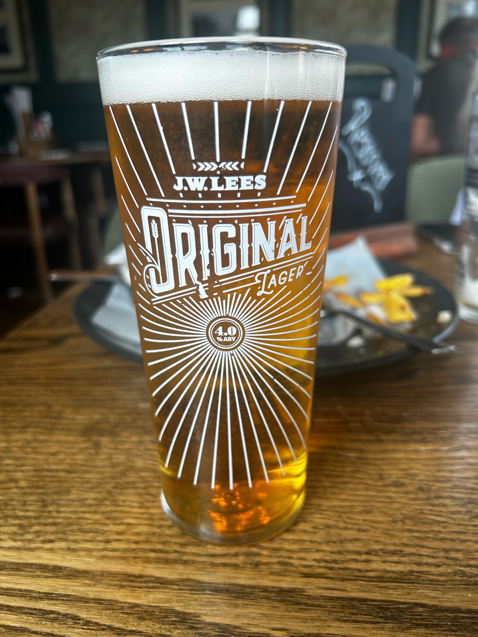 J.W. LEES Original Lager, J.W. Lees Brewery