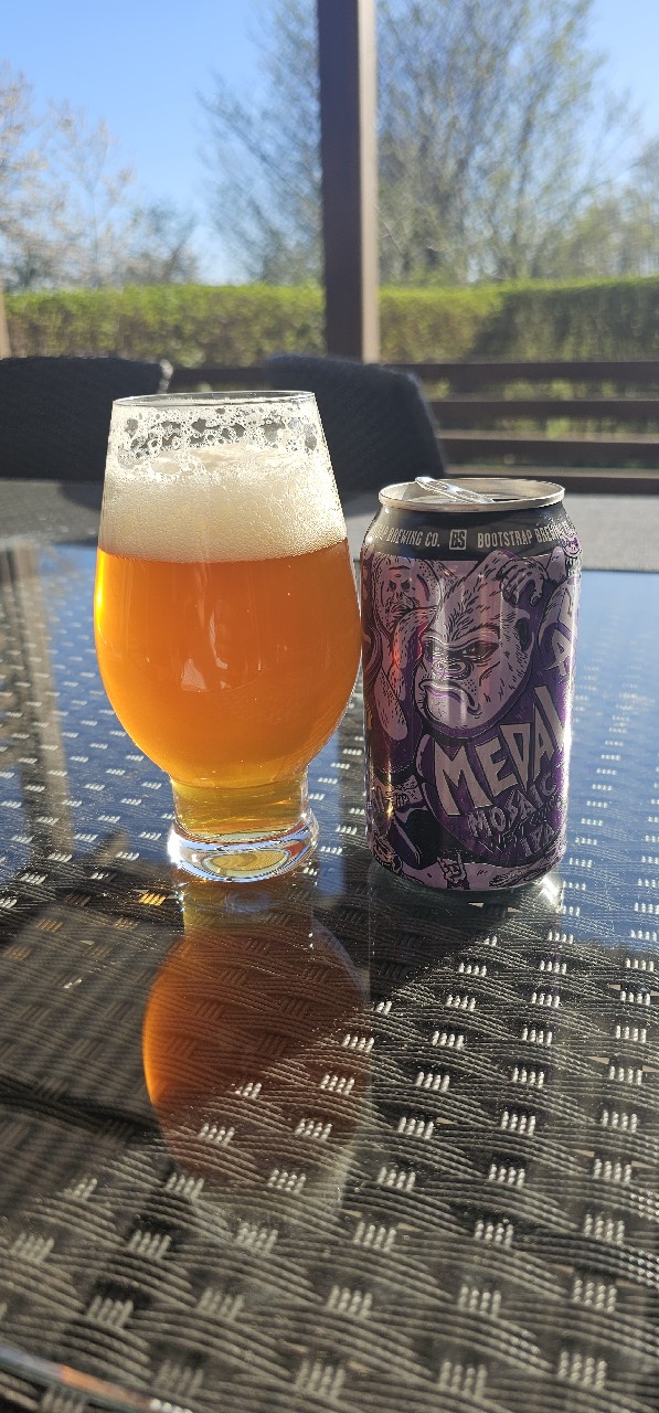Medal AF Mosaic IPA, Bootstrap Brewing