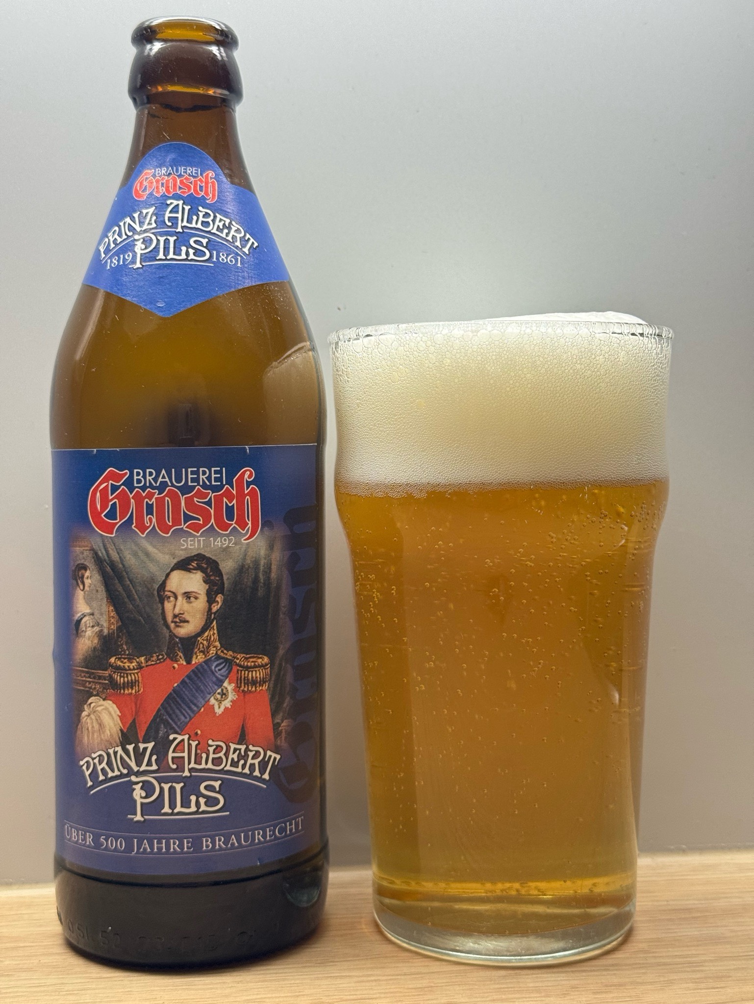 Grosch Prinz Albert Pils, Brauerei Grosh