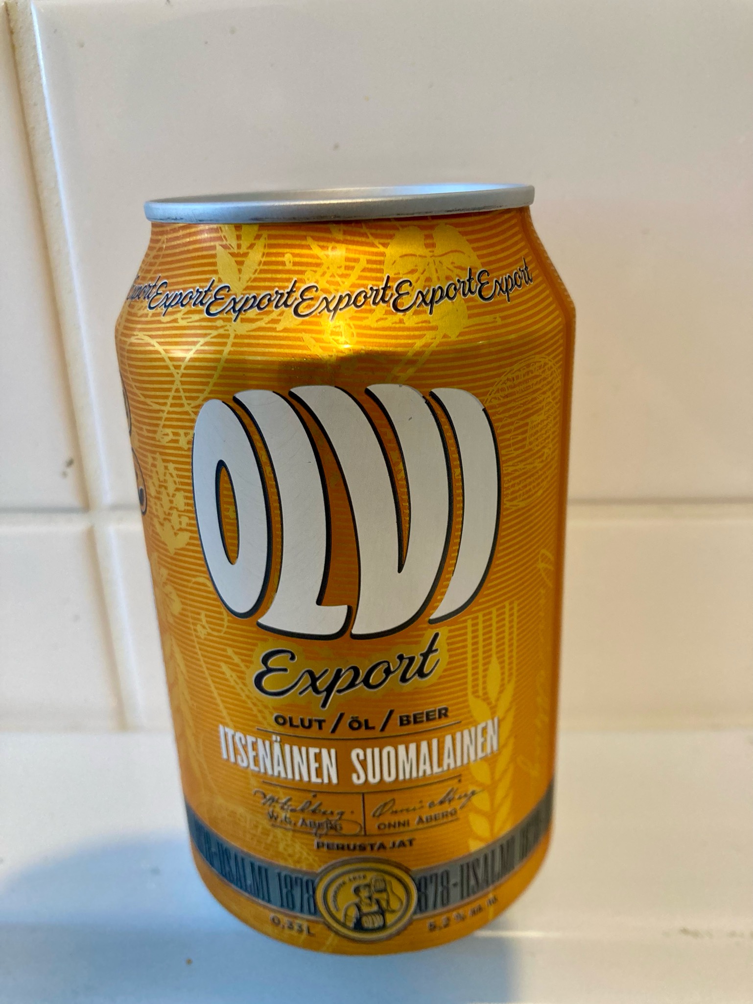 Olvi Export IV A, Finland