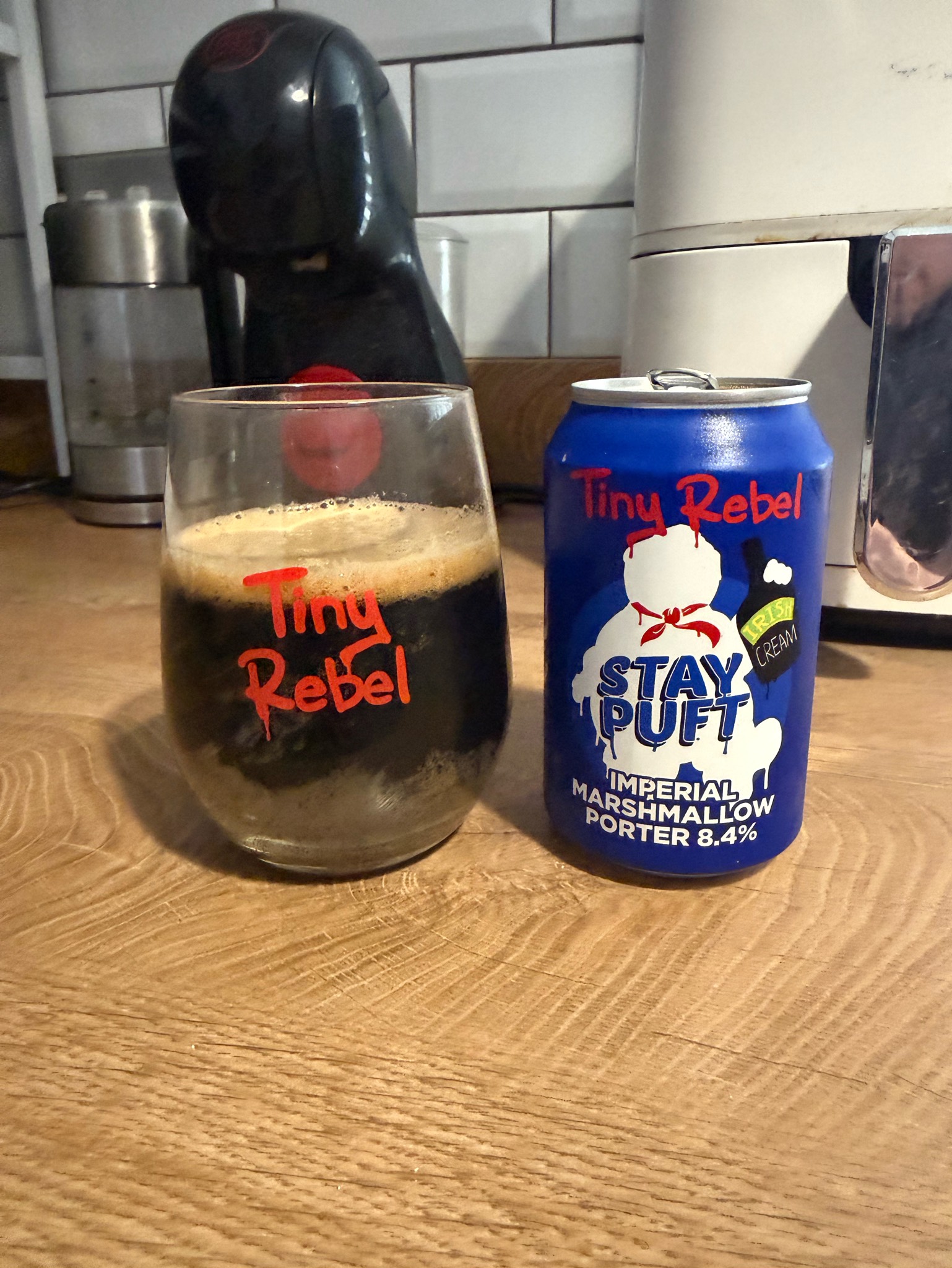 Stay Puft: Irish Cream Imperial Marshmallow Porter, Tiny Rebel Brewing