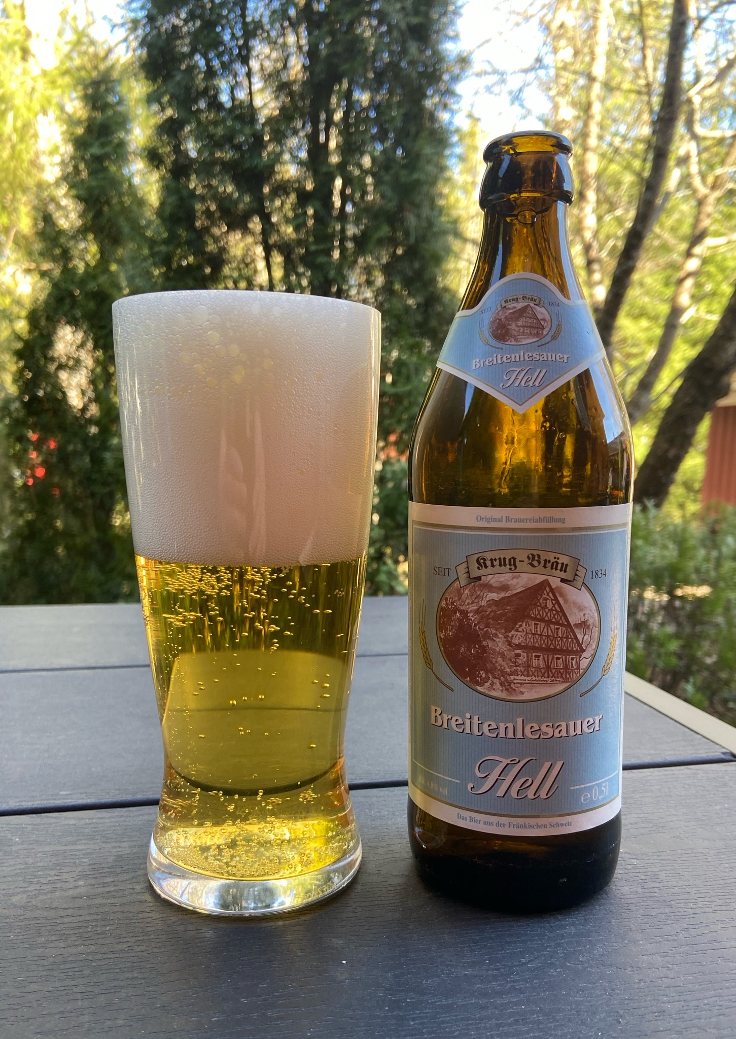 Breitenlesauer Hell, Krug-Bräu Breitenlesau