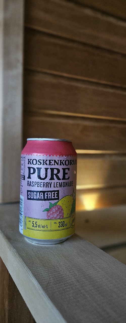 Koskenkorva Pure Raspberry Lemonade Sugarfree, Finland