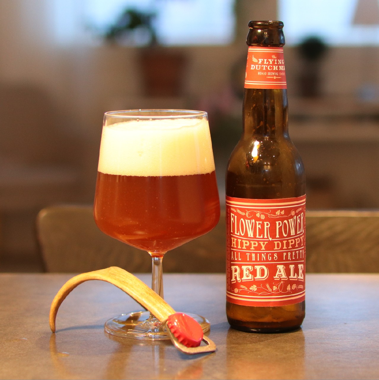 Flower Power Hippy Dippy All Things Pretty American Amber, The Flying Dutchman Nomad Brewing Company