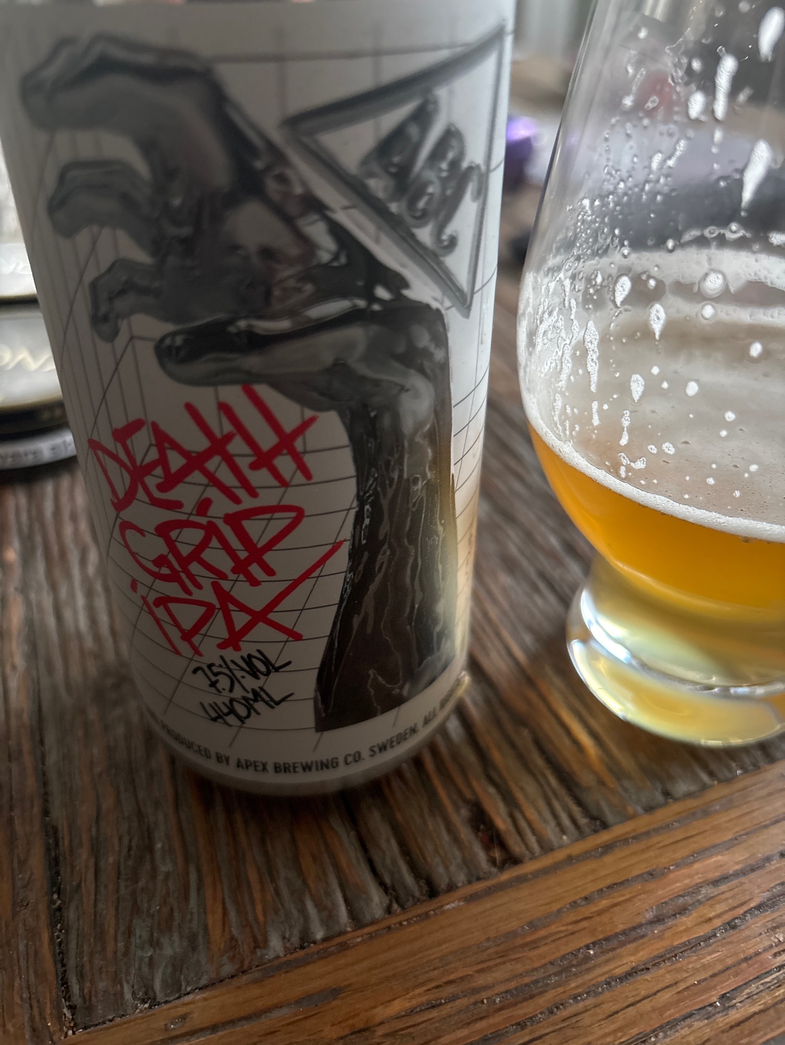 Death Grip IPA, Sweden
