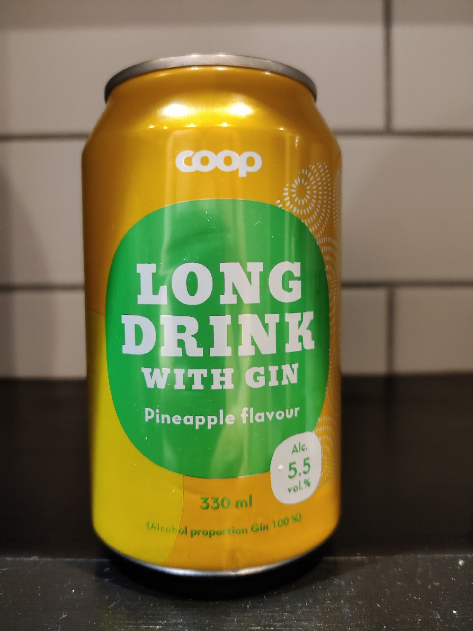 Coop Long Drink Pineapple, Finland