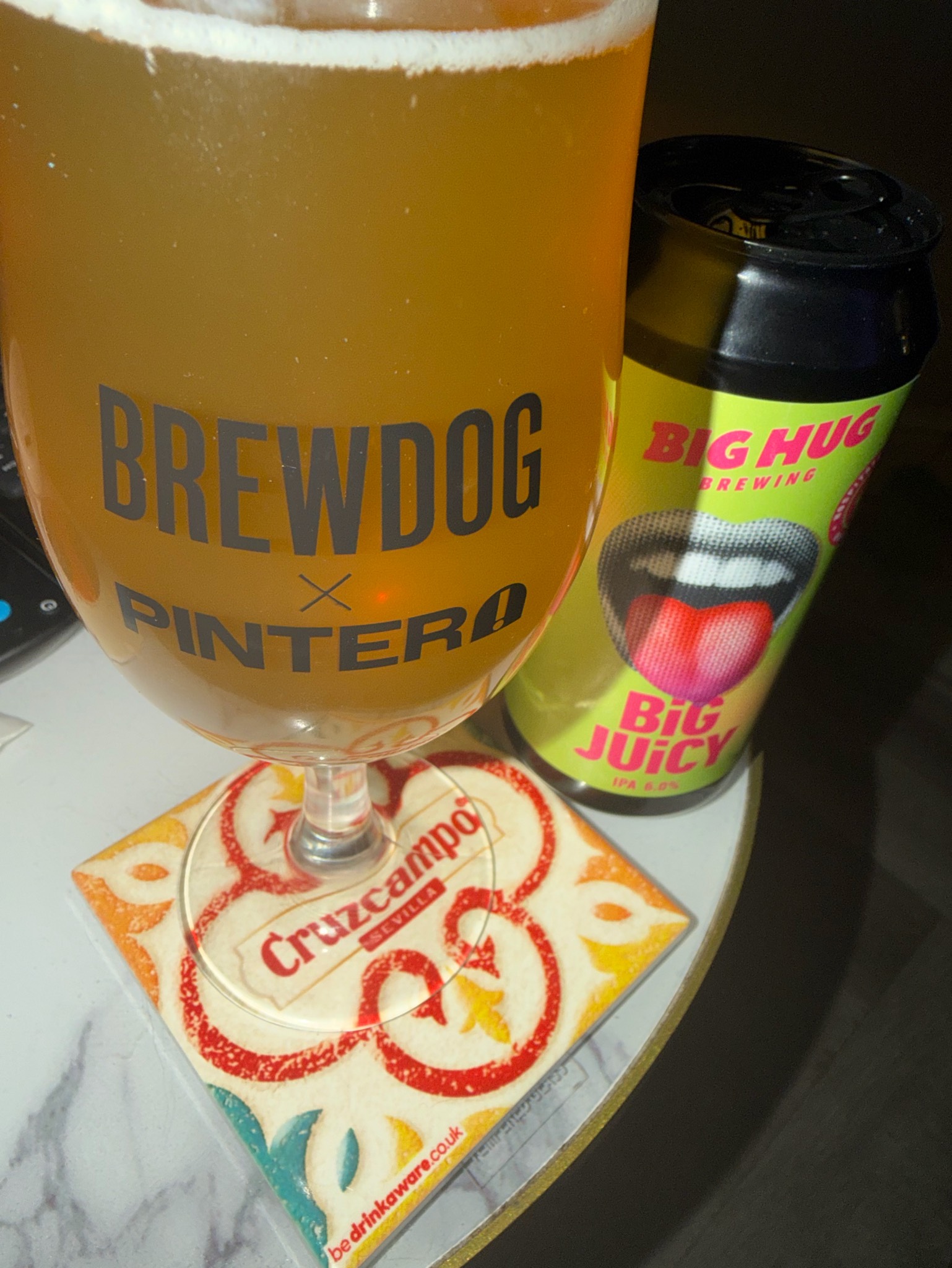 Big juicy, Big Hug Brewing