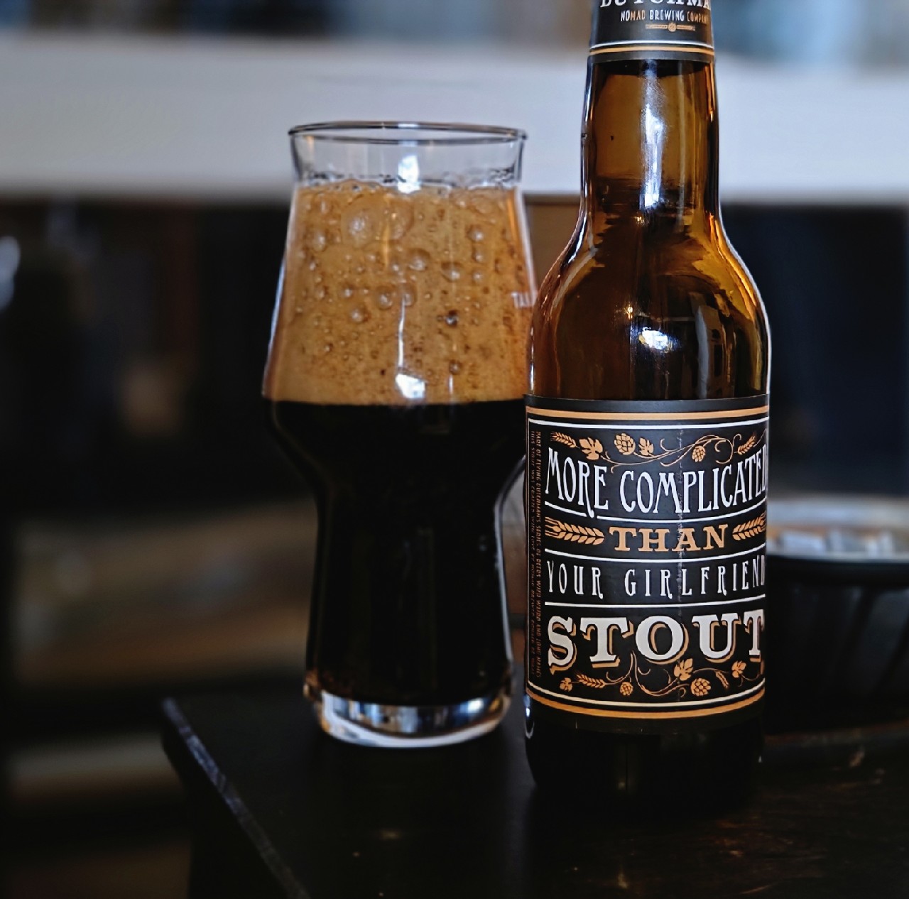 More Complicated Than Your Girlfriend Stout, The Flying Dutchman Nomad Brewing Company