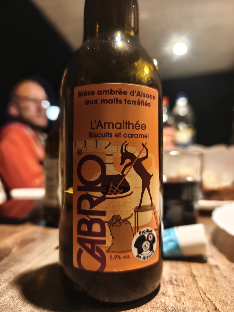 L'Amalthée Biscuits et caramel, Brasserie Cabrio