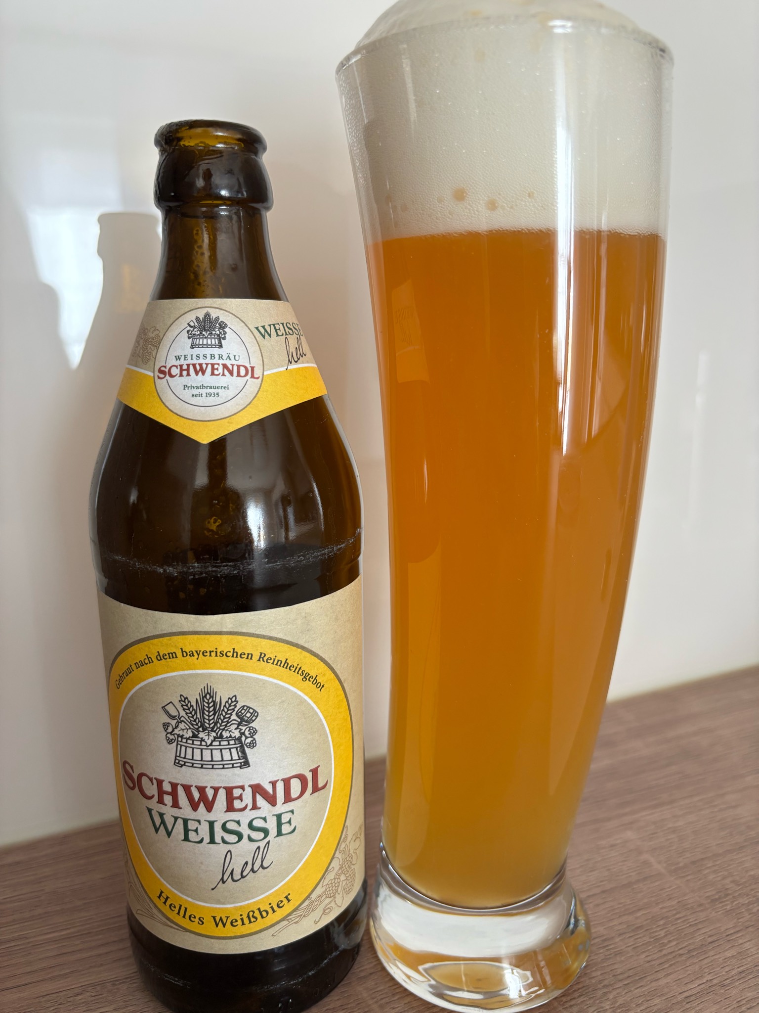 Schwendl Weisse Hell, Weissbräu Schwendl