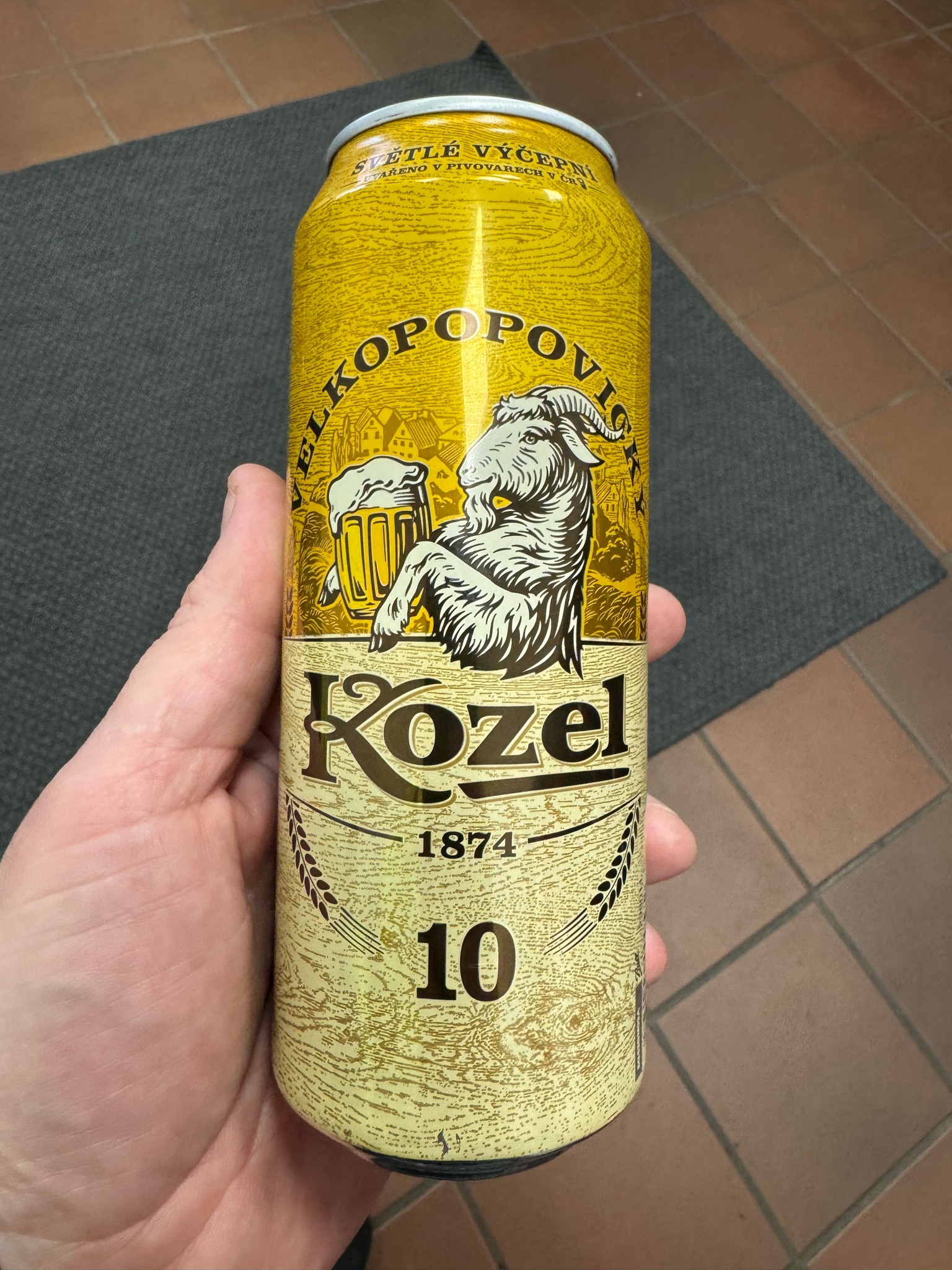 Kozel Světlý / Kozel 10°, Pivovar Velké Popovice (Asahi Breweries)