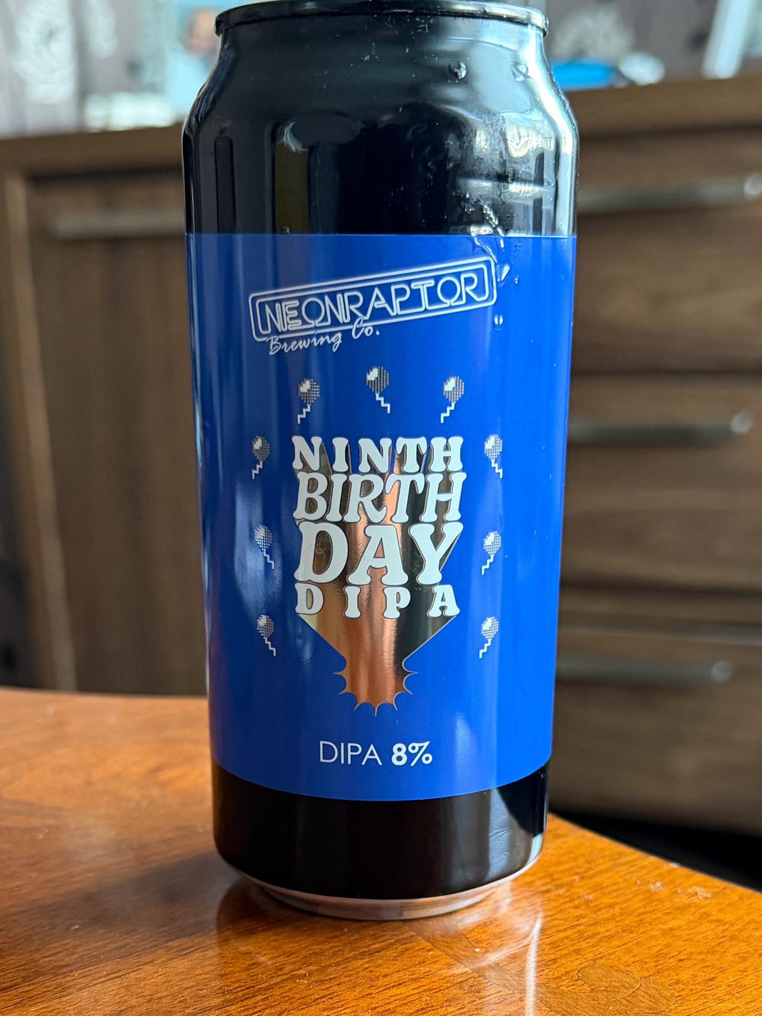 Ninth Birthday DIPA, Neon Raptor Brewing Co.