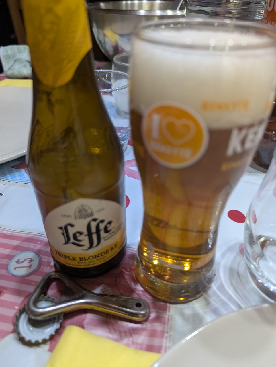 Leffe Triple Blonde, Belgium