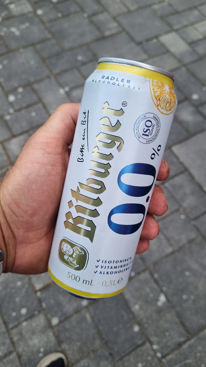 Bitburger 0,0% Radler Alkoholfrei, Germany