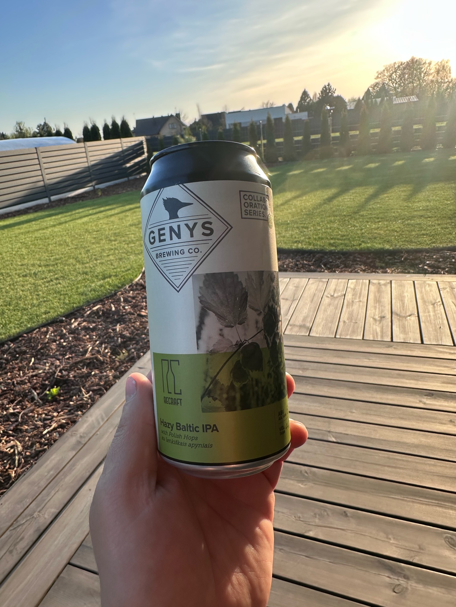 Hazy baltic ipa, Genys Brewing Co.