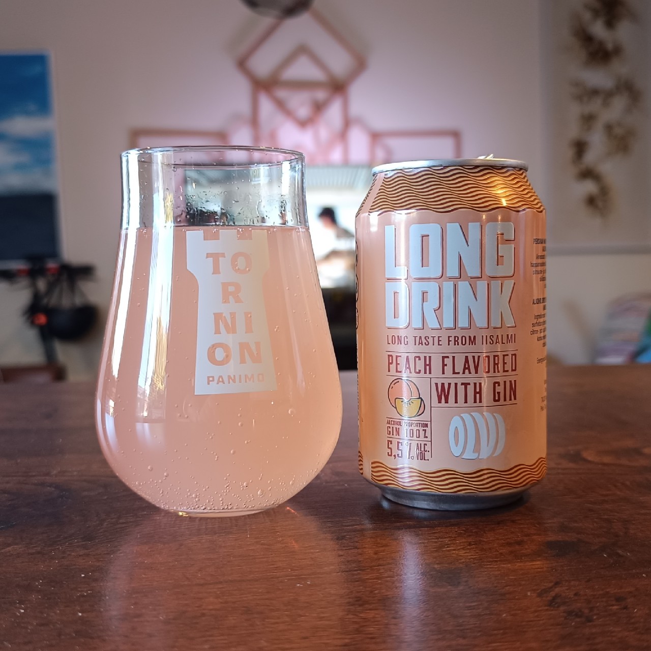 OLVI Long Drink Peach, Finland