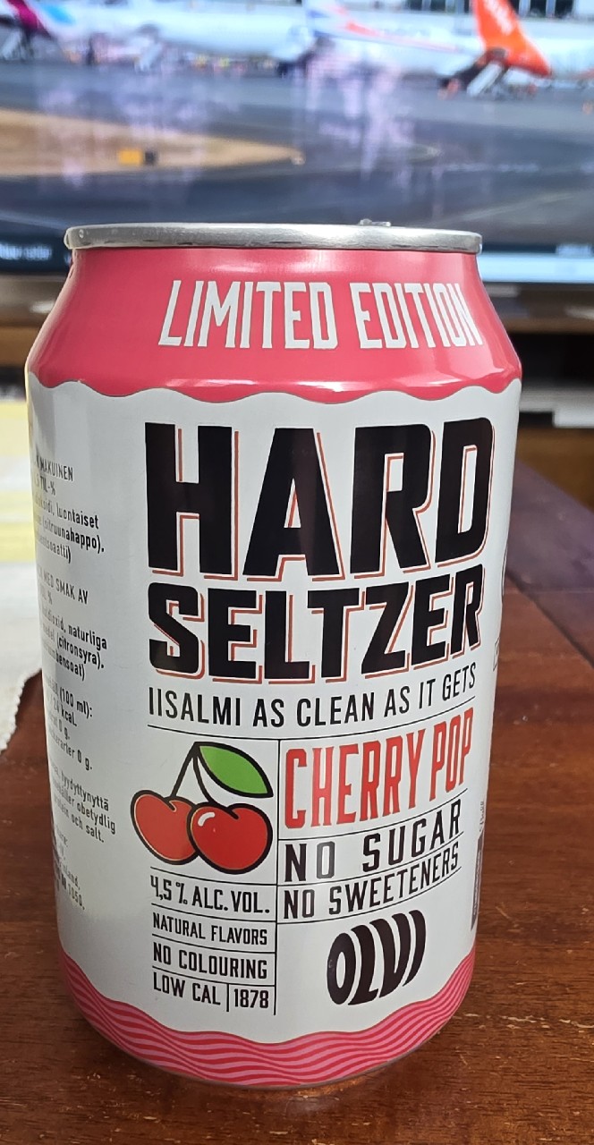 Hard Seltzer Cherry Pop, Finland