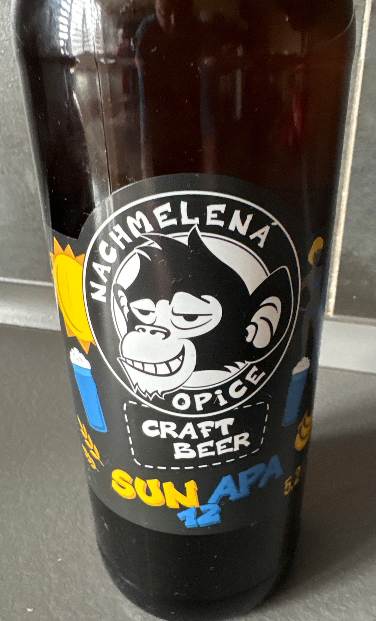 Nachmelená Opice 12° Sun APA, Nachmelená Opice Krnov