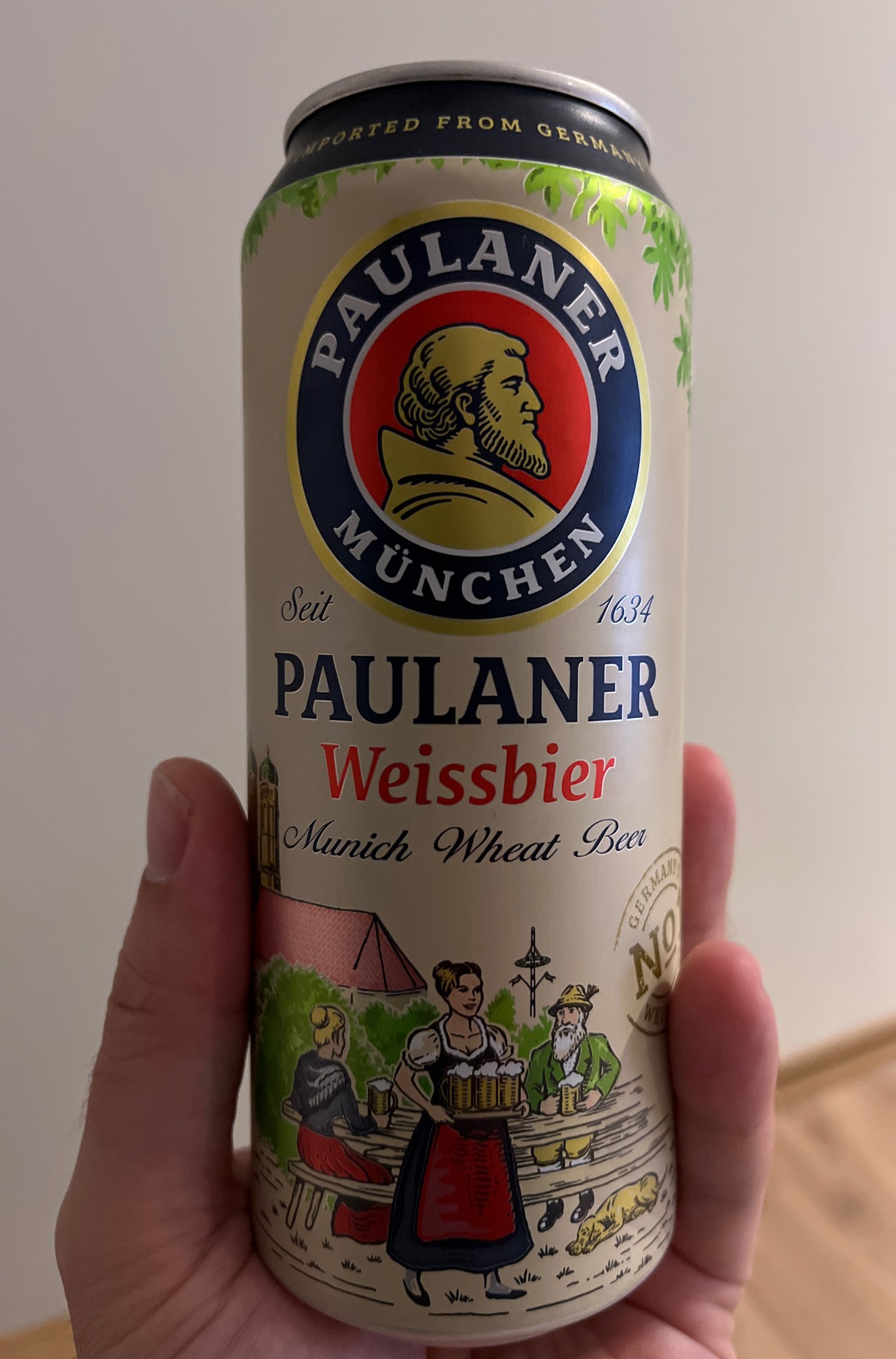 Paulaner Hefe-Weißbier Naturtrüb / Weissbier / Hefe-Weizen, Germany