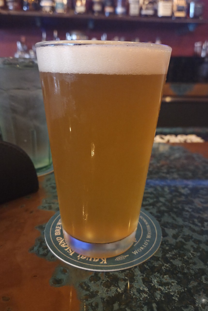 chicken skin cold ipa, Kauai Island Brewing Company
