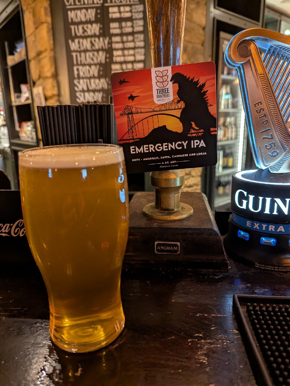 Emergency IPA, Three Brothers Brewing Co