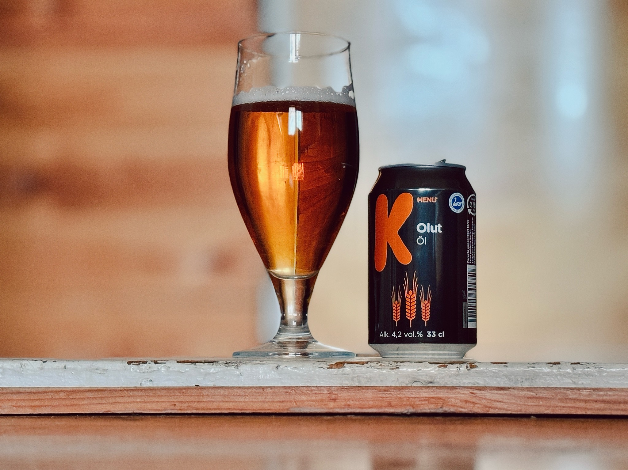 K-Menu Lager Olut 4.2%, Finland